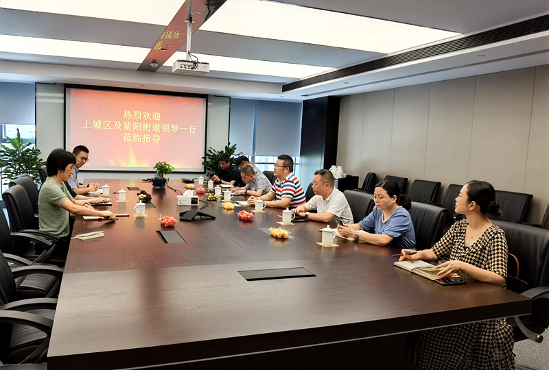 杭州上城區(qū)紫陽(yáng)街道工作委員會(huì)書記周駱斌一行到訪浙農(nóng)愛普