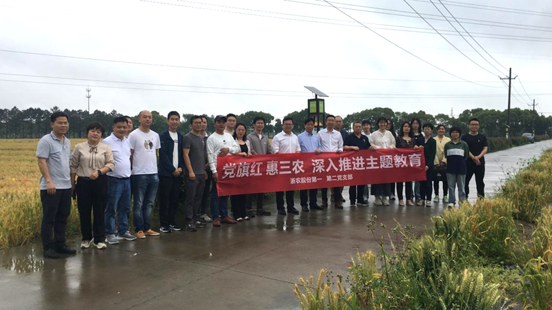 浙農(nóng)股份第一、二黨支部與省植保農(nóng)藥站黨支部開(kāi)展主題教育聯(lián)學(xué)共建活動(dòng)
