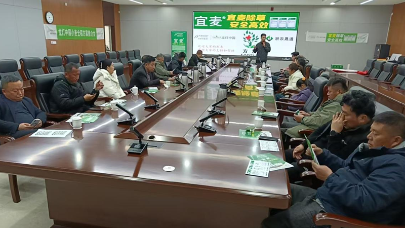 山東浙農(nóng)晟通聯(lián)合江蘇龍燈舉辦&ldquo;宜麥&rdquo;市場啟動(dòng)會(huì)